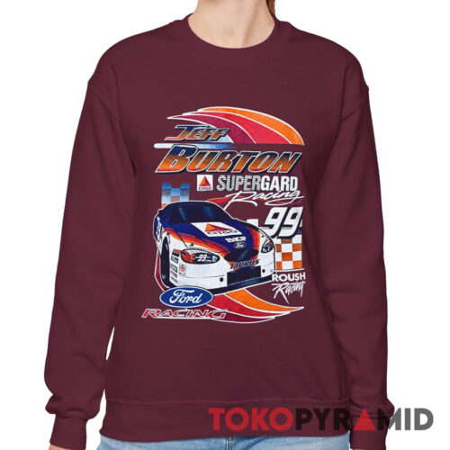Vintage 90s Nascar Jeff Burton Citgo Supergard Racing Sweatshirt