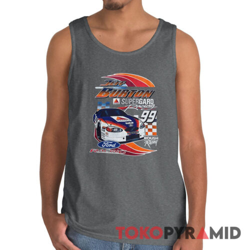 Vintage 90s Nascar Jeff Burton Citgo Supergard Racing Tank Top