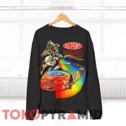 Vintage 90s Nascar Jeff Gordon Dupont Refinish Racing T-shirt 2 Vintage 90s Nascar Jeff Gordon Dupont Refinish Racing Black Sweatshirt