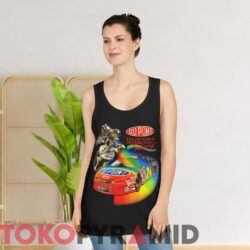 Vintage 90s Nascar Jeff Gordon Dupont Refinish Racing Black Tank Top