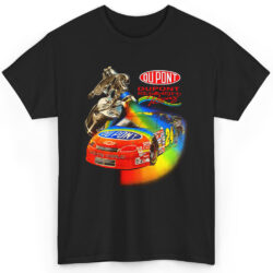 Vintage 90s Nascar Jeff Gordon Dupont Refinish Racing T Shirt