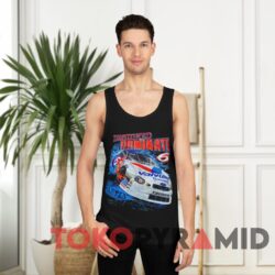 Vintage 90s Nascar Mark Martin 6 Designed To Dominate Black Tank Top