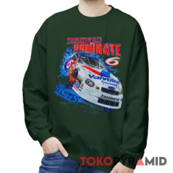 Vintage 90s Nascar Mark Martin 6 Designed To Dominate Sweatshirt