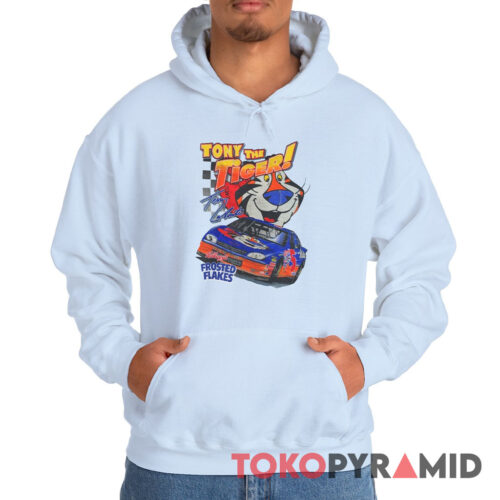 Vintage 90s Nascar Terry Labonte Tony The Tiger Kellogg's Frosted Flakes Hoodie