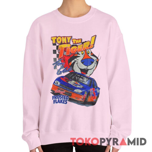 Vintage 90s Nascar Terry Labonte Tony The Tiger Kellogg's Frosted Flakes Sweatshirt