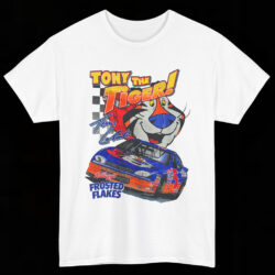 Vintage 90s Nascar Terry Labonte Tony The Tiger Kellogg's Frosted Flakes T Shirt