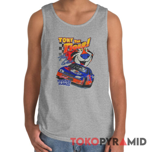 Vintage 90s Nascar Terry Labonte Tony The Tiger Kellogg's Frosted Flakes Tank Top