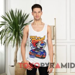 Vintage 90s Nascar Terry Labonte Tony The Tiger Kellogg's Frosted Flakes White Tank Top