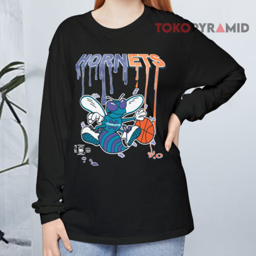 Vintage 90s Nba Charlotte Hornets Long sleeved