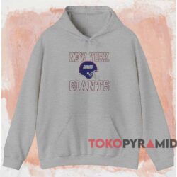 Vintage 90s New York Giants Football Helmet Shirt 2 Vintage 90s New York Giants Football Helmet Shirt Grey Hoodie