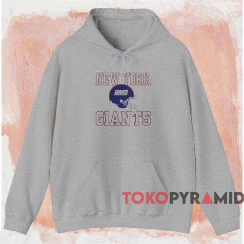 Vintage 90s New York Giants Football Helmet Shirt Grey Hoodie Vintage 90s New York Giants Football Helmet Shirt Grey Hoodie
