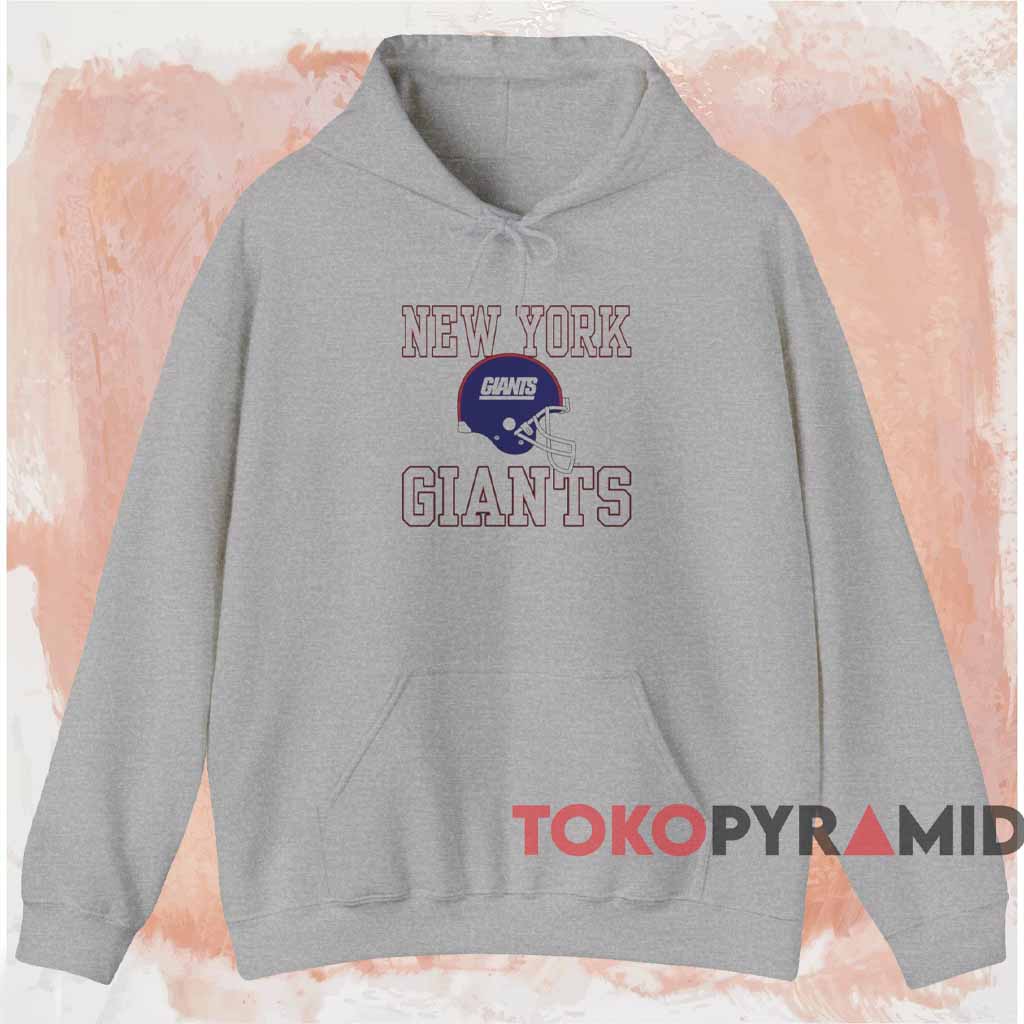 Vintage 90s New York Giants Football Helmet Shirt Grey Hoodie Vintage 90s New York Giants Football Helmet Shirt Grey Hoodie