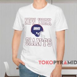 Vintage 90s New York Giants Football Helmet Shirt White T shirt
