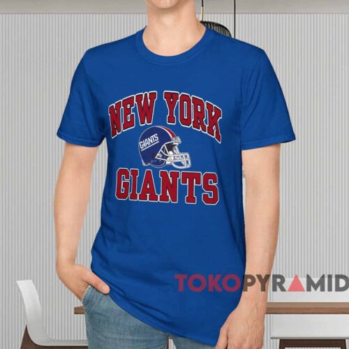 Vintage 90s New York Giants Nfl Football Shirt Blue T shirt