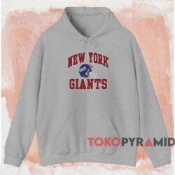 Vintage 90s New York Giants Nfl Football Shirt Grey Hoodie