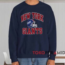Vintage 90s New York Giants Nfl Football Shirt Navy Sweatshirt