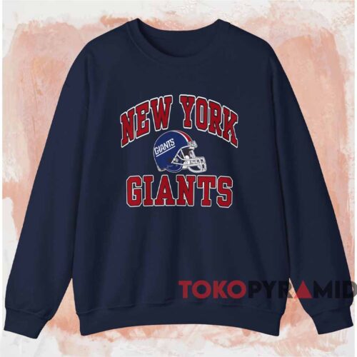 Vintage 90s New York Giants Nfl Football Shirt Navy Sweatshirt
