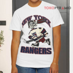 Vintage 90s New York Rangers Bugs Bunny White T shirt