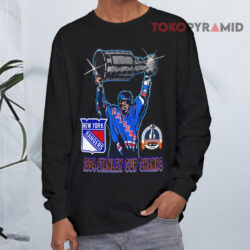 Vintage 90's New York Rangers Nhl 1994 Stanley Cup Champion Mark Messier Long sleeved