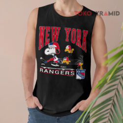 Vintage 90'S New York Rangers Snoopy Joe Cool NHL Hockey Shirt 2 Vintage 90's New York Rangers Snoopy Joe Cool Nhl Hockey Tank Top