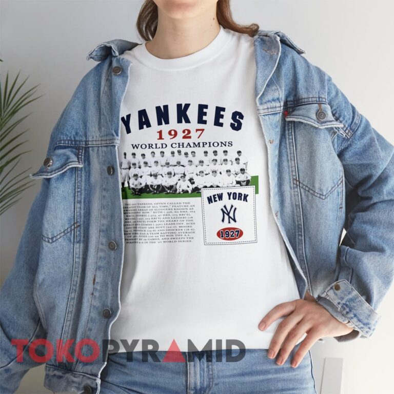 Vintage 90s New York Yankees 1927 World Champions Tee