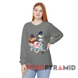 Vintage 90s New York Yankees Taz Bugs Bunny T-shirt Looney Tunes 3 Vintage 90s New York Yankees Taz Bugs Bunny T shirt Looney Tunes Grey Long sleeved