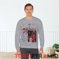 Vintage 90s Newspaper Chicago Tribune Jordan Win 1996 Shirt Sweatshirt