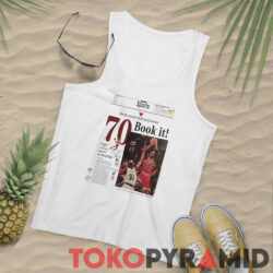 Vintage 90s Newspaper Chicago Tribune Jordan Win 1996 Shirt 4 Vintage 90s Newspaper Chicago Tribune Jordan Win 1996 Shirt Tank Top