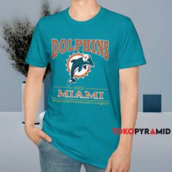 Vintage 90s Nfl Miami Dolphins Shirt Tropical Blue T shirt