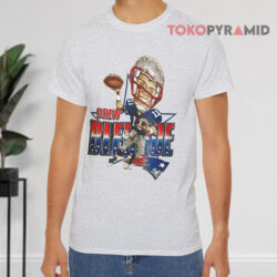 Vintage 90’s Nfl New England Patriots Drew Bledsoe Grey T shirt