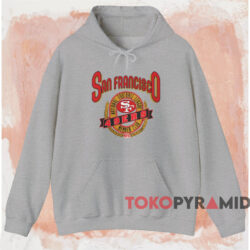 Vintage 90s NFL San Francisco 49ers T-shirt 2 Vintage 90s Nfl San Francisco 49ers T shirt Grey Hoodie