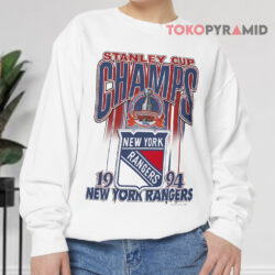 Vintage 90s Nhl New York Rangers Stanley Cup Champion 1994 Sweatshirt