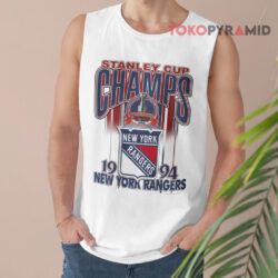 Vintage 90s Nhl New York Rangers Stanley Cup Champion 1994 Tank Top