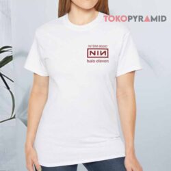 Vintage 90s Nine Inch Nails Halo Eleven T shirt Front