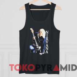 Vintage 90s Nirvana Kurt Cobain T-shirt 4 Vintage 90s Nirvana Kurt Cobain T shirt Black TankTop