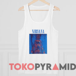 Vintage 90s Nirvana Sliver T shirt White TankTop
