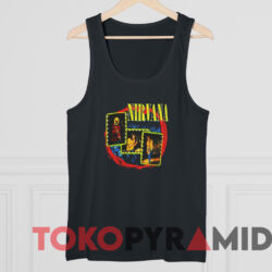 Vintage 90s Nirvana Tour T-Shirt 4 Vintage 90s Nirvana Tour T shirt Black TankTop