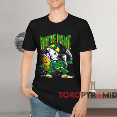 Vintage 90s Notre Dame Fighting Irish Shirt Black T shirt Vintage 90s Notre Dame Fighting Irish Shirt Black T shirt
