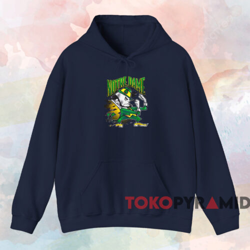 Vintage 90s Notre Dame Fighting Irish Shirt Navy Hoodie Vintage 90s Notre Dame Fighting Irish Shirt Navy Hoodie