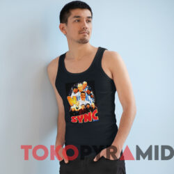 Vintage 90s Nsync Rap T shirt Black TankTop