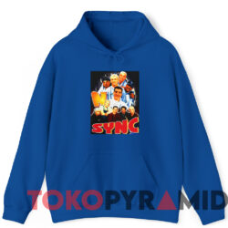 Vintage 90s Nsync Rap T shirt Blue Hoodie
