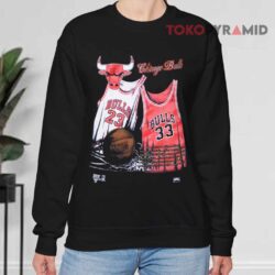 Vintage 90s Nutmeg Chicago Bulls Jordan & Pippen Black Sweatshirt