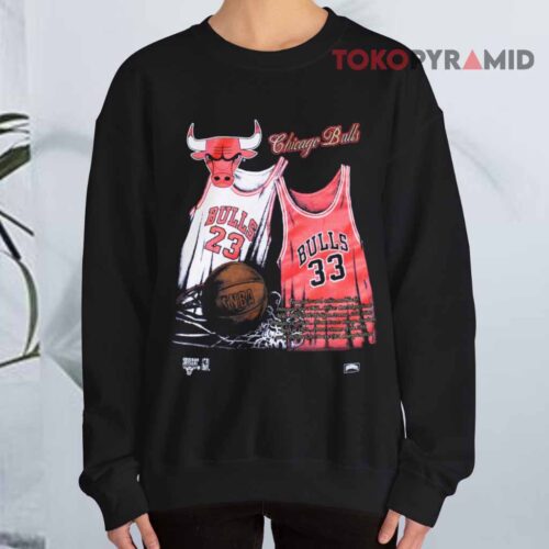 Vintage 90s Nutmeg Chicago Bulls Jordan & Pippen Sweatshirt