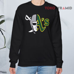 Vintage 90s Oakland Athletics Oakland Raiders Sweatshirt