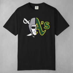 Vintage 90s Oakland Athletics Oakland Raiders T shirt