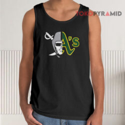 Vintage 90s Oakland Athletics Oakland Raiders Tank Top