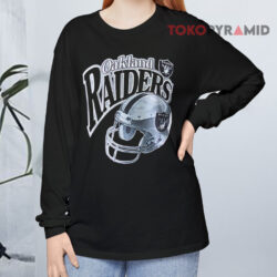 Vintage 90s Oakland Raiders Nfl Football Long sleeved