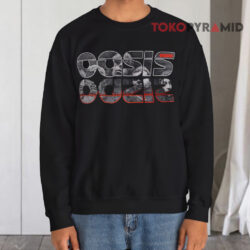 Vintage 90s Oasis Band Big Logo Shirt 3 Vintage 90s Oasis Band Big Logo Sweatshirt