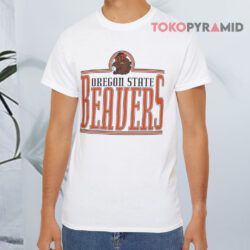 Vintage 90s Oregon State Beavers Shirt 1 Vintage 90s Oregon State Beavers White T shirt