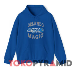 Vintage 90s Orlando Magic Basketball T shirt Blue Hoodie